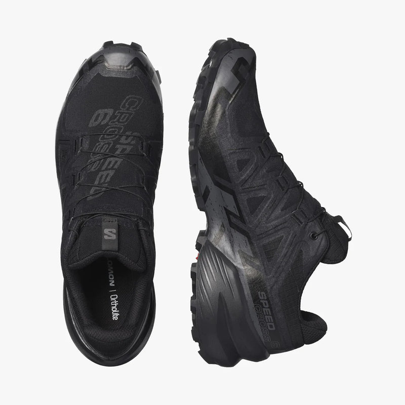 Salomon Mens Speedcross 6 GTX Trail Running Shoes D Black