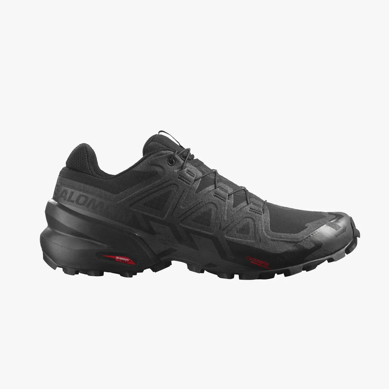 Salomon Mens Speedcross 6 Wide Trail Running Shoes 2E Black
