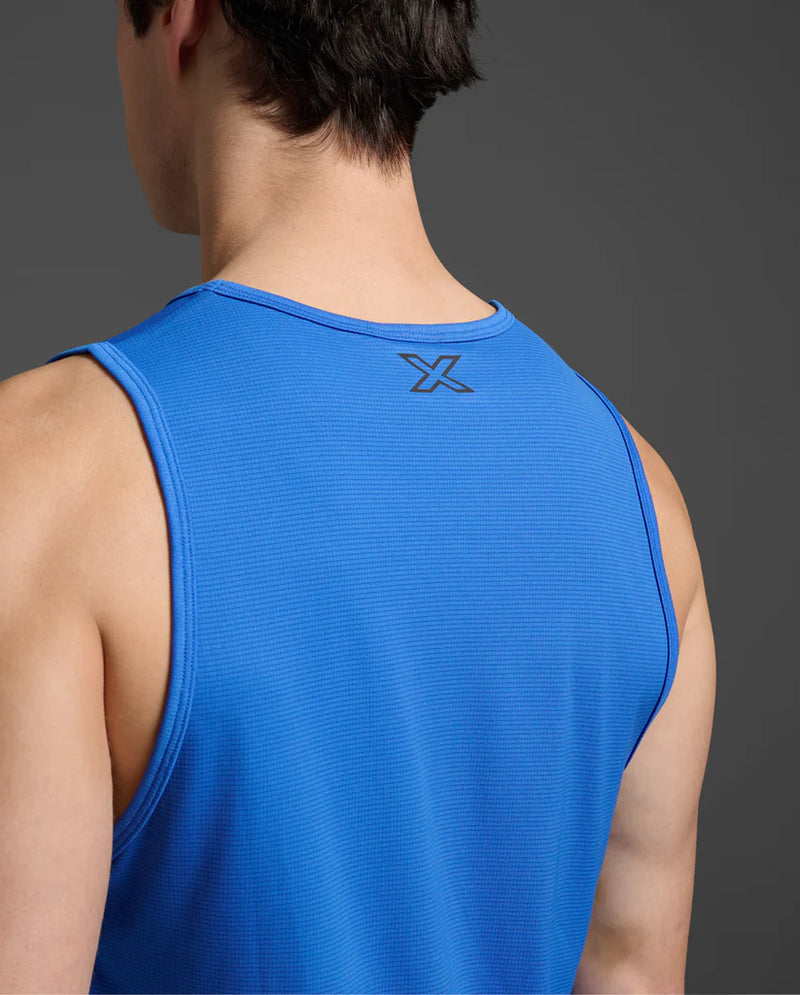 2XU Mens Aero Tank-Nebula/Black Ref