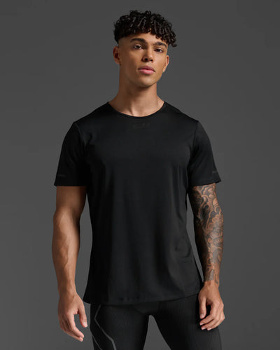 2XU Light Speed Tech Tee Black/Black Reflective