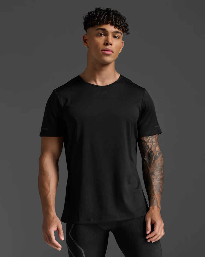 2XU Light Speed Tech Tee Black/Black Reflective