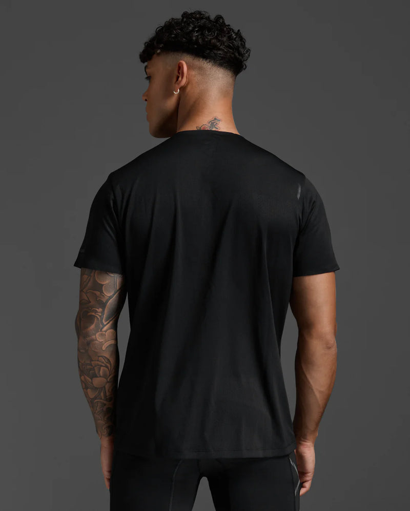 2XU Light Speed Tech Tee Black/Black Reflective