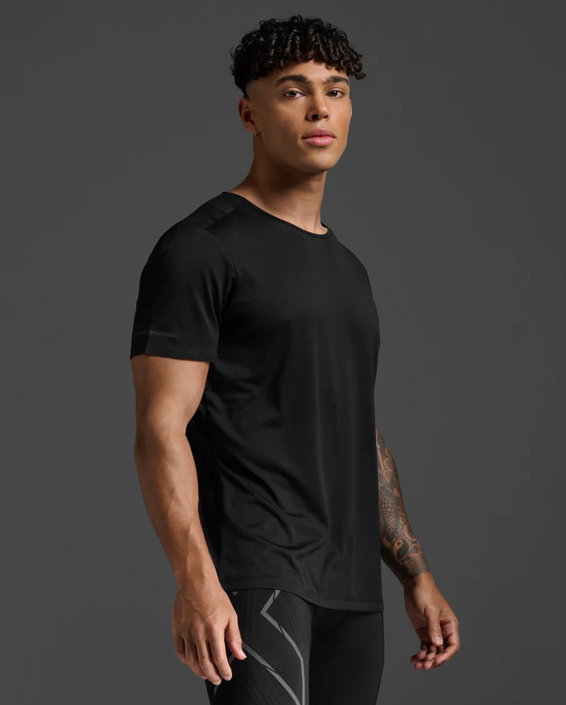 2XU Light Speed Tech Tee Black/Black Reflective