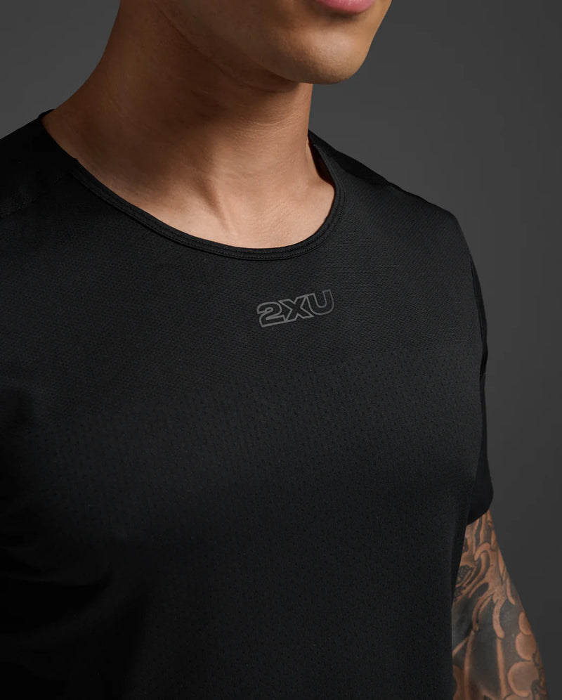 2XU Light Speed Tech Tee Black/Black Reflective