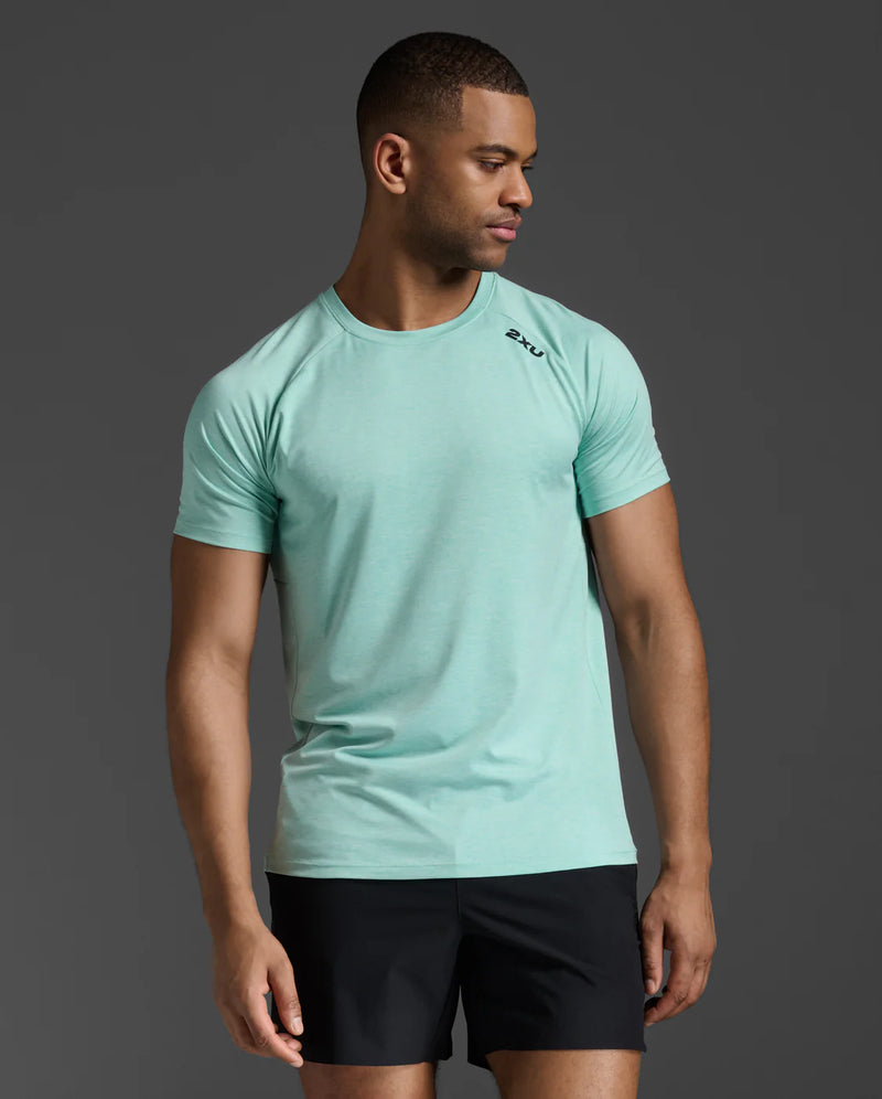 2XU Mens Motion Tee-Surf/Moon