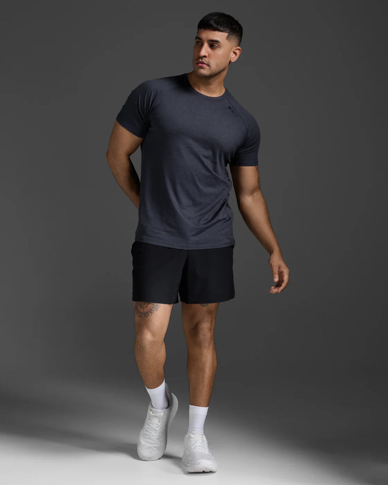 2XU Motion Tee-India Ink/Black