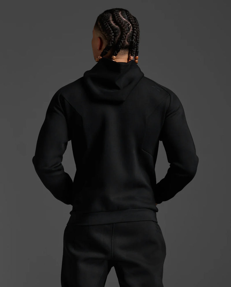 2XU Commute Full Zip Hoodie Black/Black