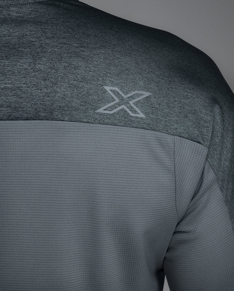 2XU Aero 1/2 Zip-Dark Sage/Black Reflective