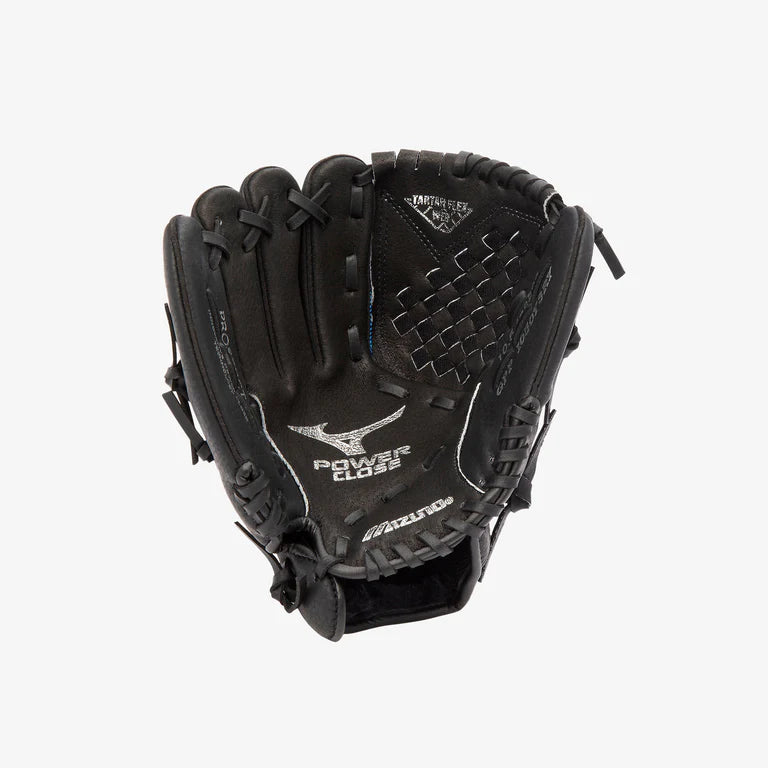 Mizuno Prospect Powerclose 10.5 Inch Baseball RHT Fielders Glove - Black/Royal