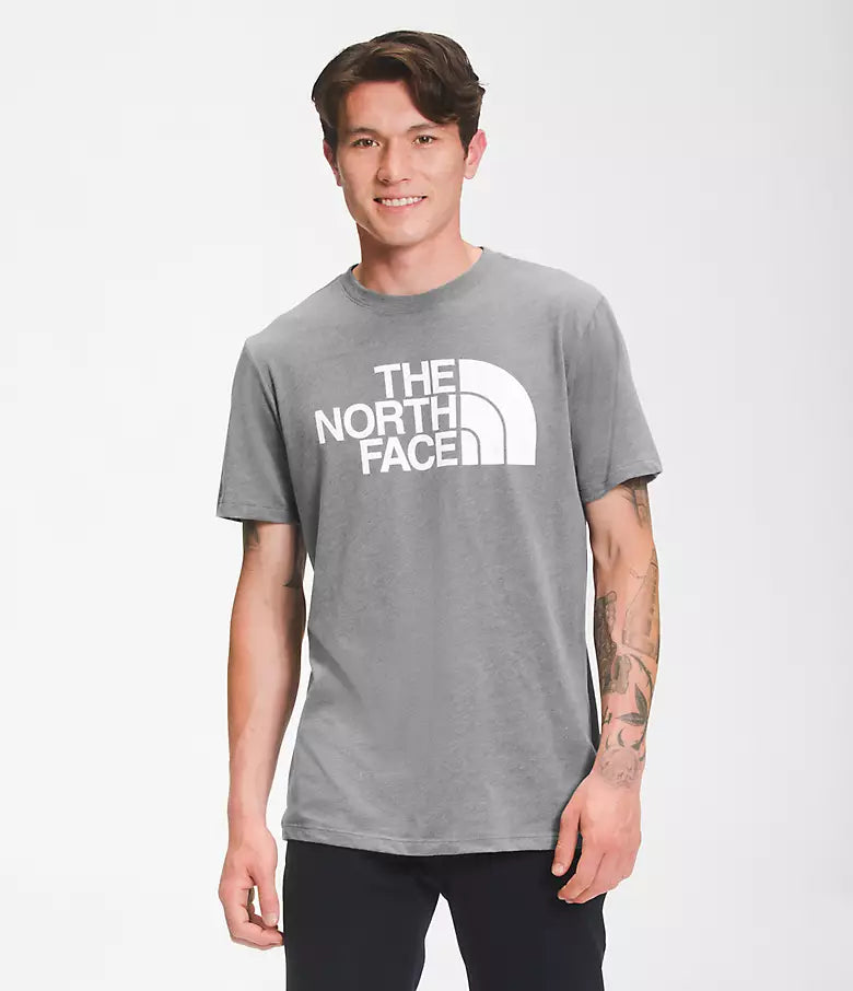 The North Face Mens Short Sleeve Half Dome Tee Grey