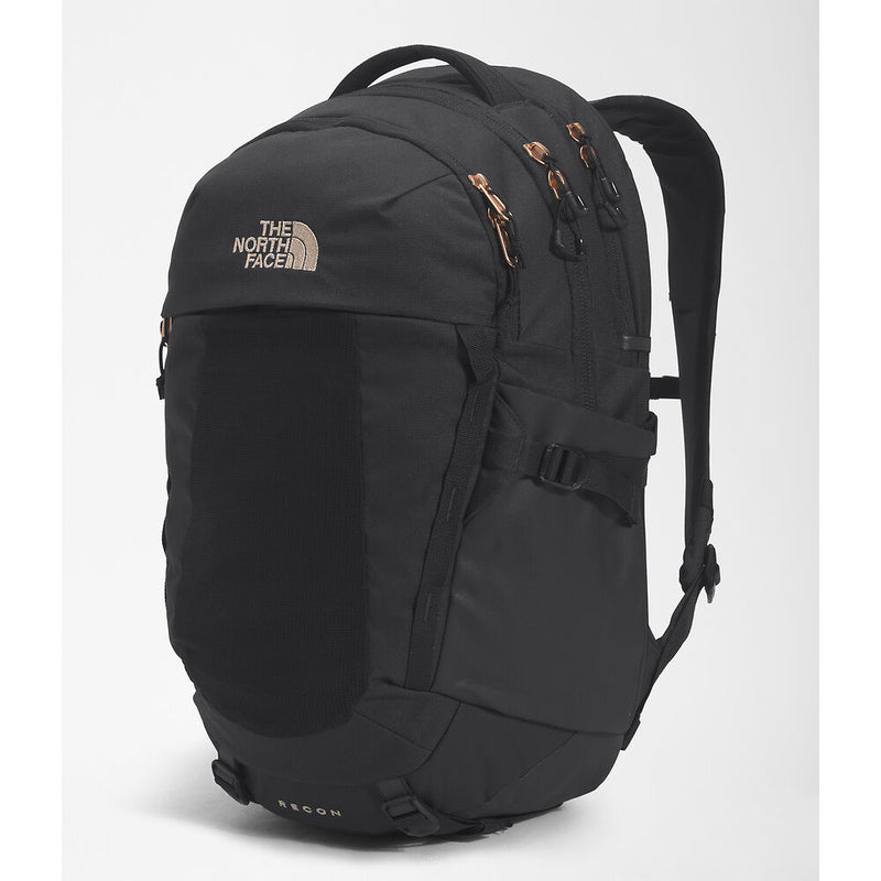 The North Face Womens Recon Backpack - TNF Black/Burnt Coral Metallic