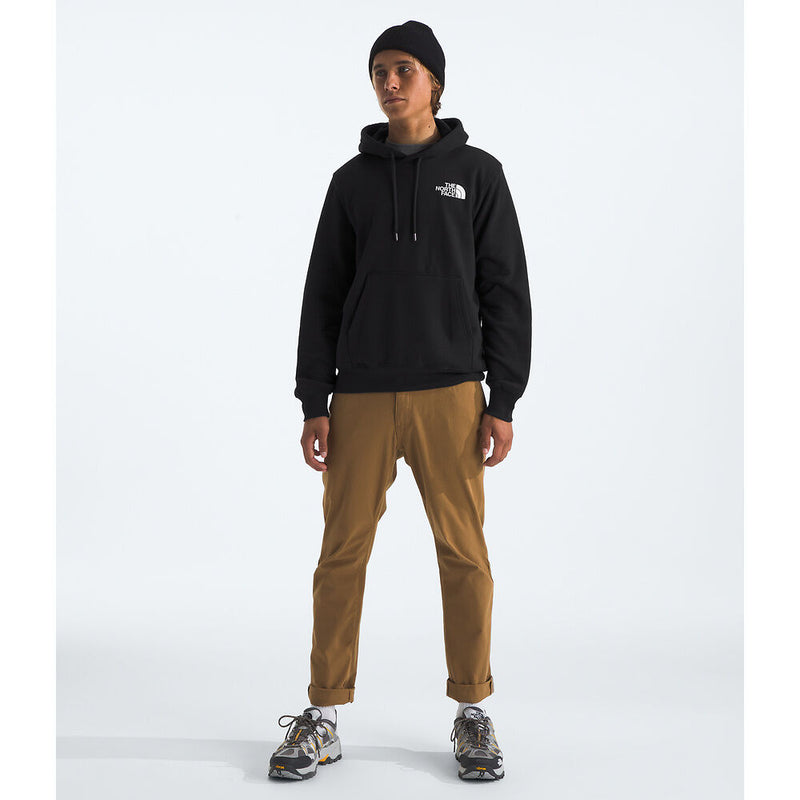 The North Face Mens Box NSE Pullover Hoodie-TNF Black/Summit Gold