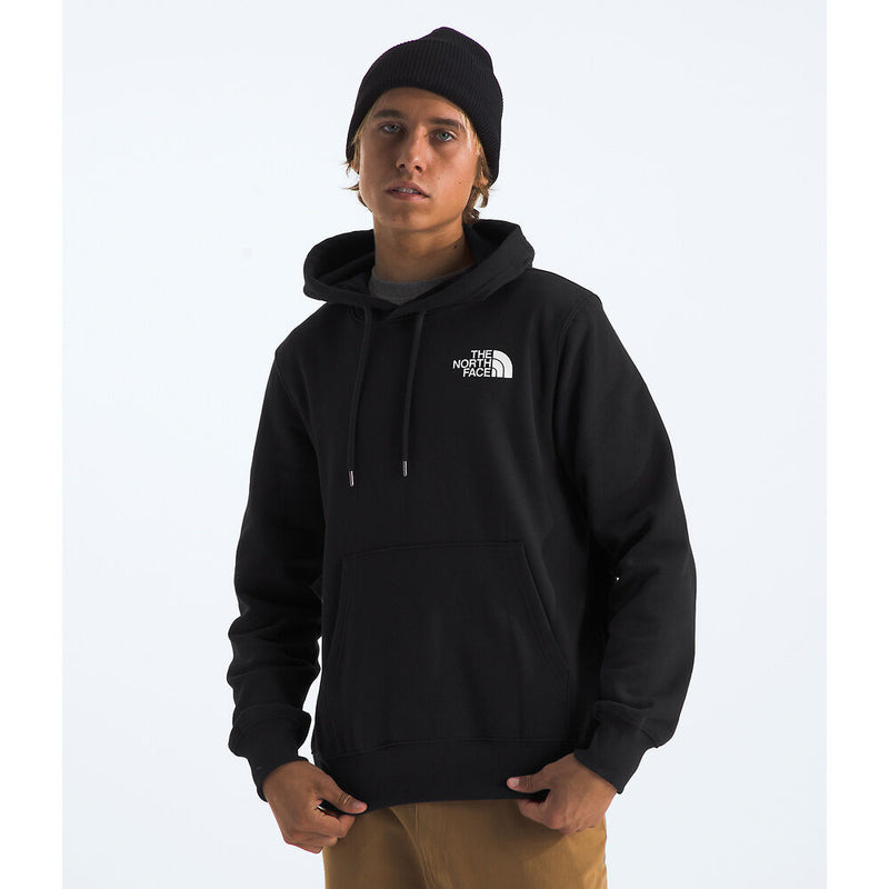 The North Face Mens Box NSE Pullover Hoodie-TNF Black/Summit Gold