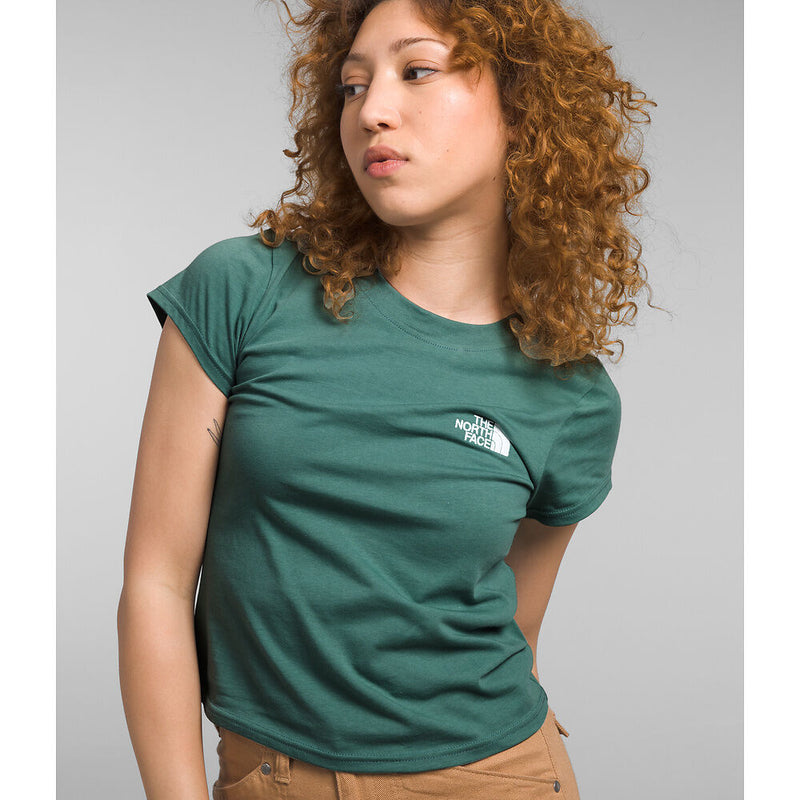 The North Face Womens S/Sleeve Evolution Cutie Tee Sage