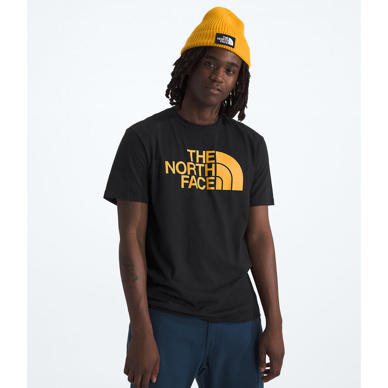 The North Face Mens SS Half Dome Tee-Black/Gold