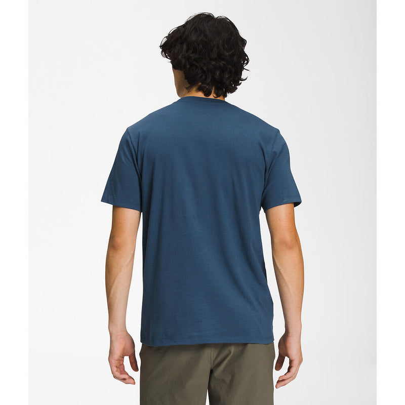 The North Face Mens SS Half Dome Tee-Shady Blue