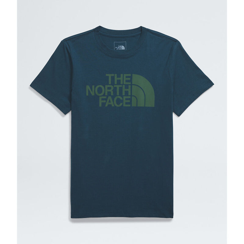 The North Face Womens SS Half Dome Tee-Midnight Petrol/Blue