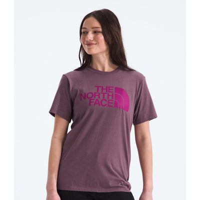 The North Face Womens SS Half Dome Tee-Mauve/Purple