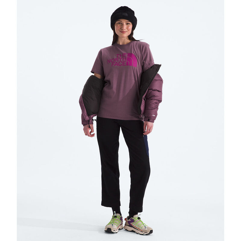 The North Face Womens SS Half Dome Tee-Mauve/Purple