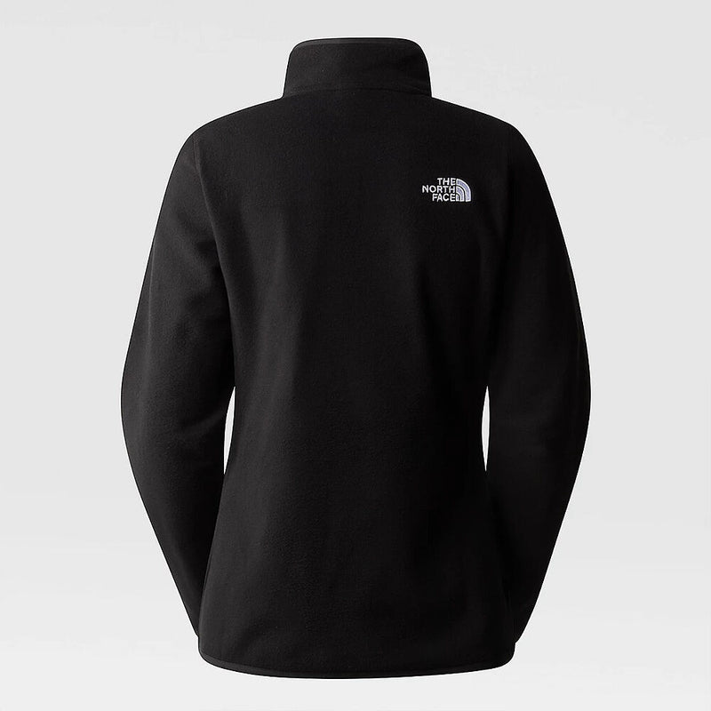 The North Face Womens 100 Glacier 1/4 Zip Fleece-TNF Black