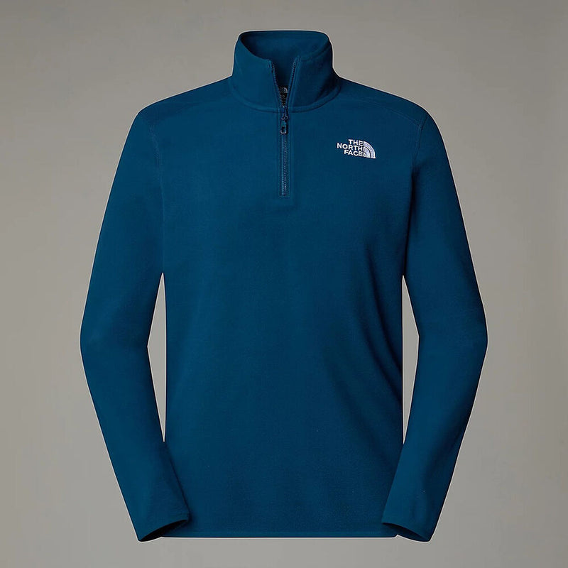 The North Face Mens 100 Glacier 1/4 Zip Fleece-Midnight