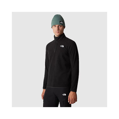 The North Face Mens Glacier 1/4 Zip Black