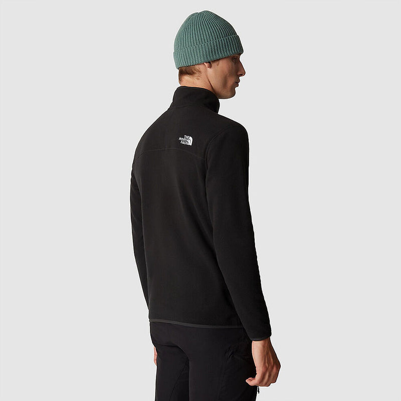 The North Face Mens 100 Glacier 1/4 Zip Fleece-TNF Black