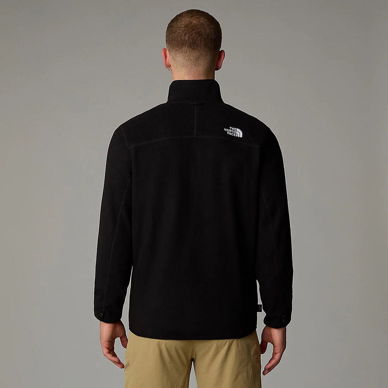 The North Face Mens 100 Glacier Full Zip Fleece-TNF Black