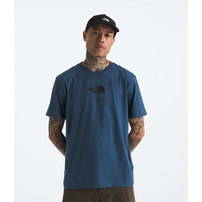 The North Face Mens SS Fine Alpine Tee-Shady Blue