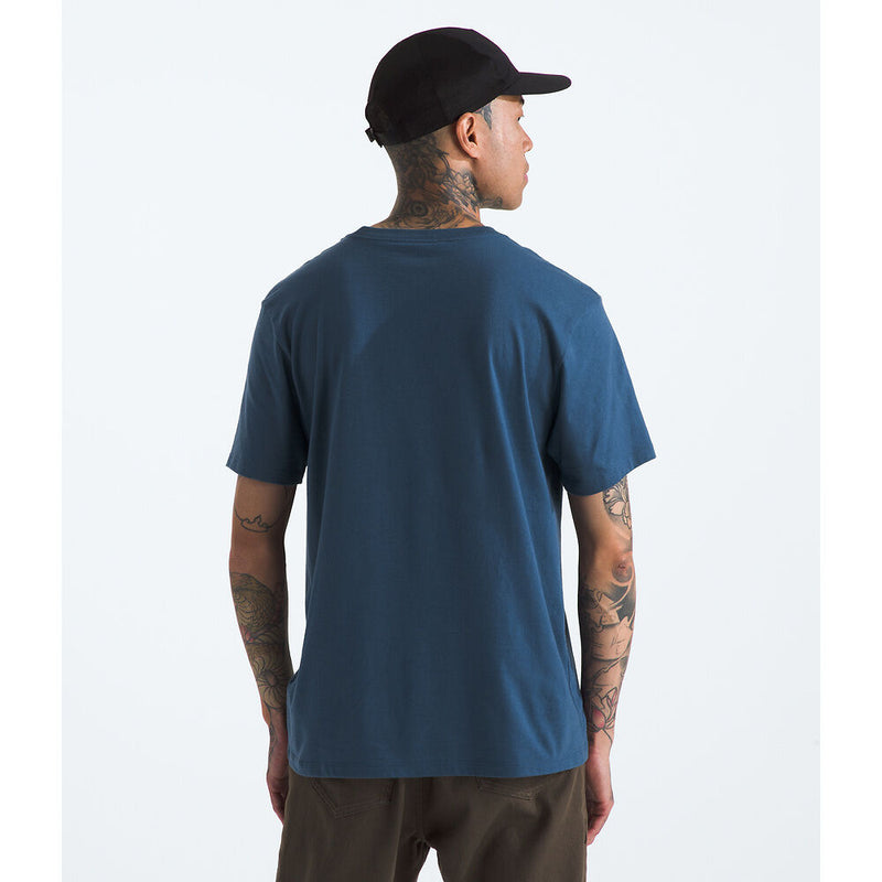 The North Face Mens SS Fine Alpine Tee-Shady Blue