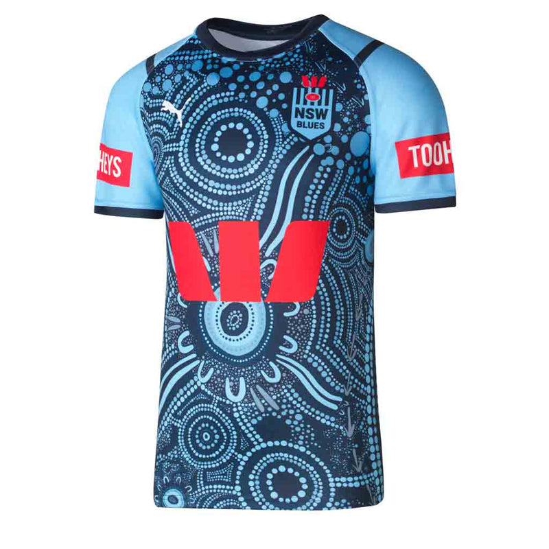 Puma 2024 NSW Blues Jersey Indigenous Replica Blue