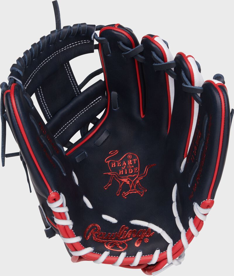Rawlings Heart Of The Hide With Contour Technology 11.5 Inch Baseball Glove -RHT-Navy