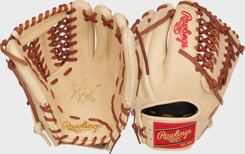 Rawlings Heart Of The Hide Series 11.75 Inch Baseball Glove-RHT-Camel