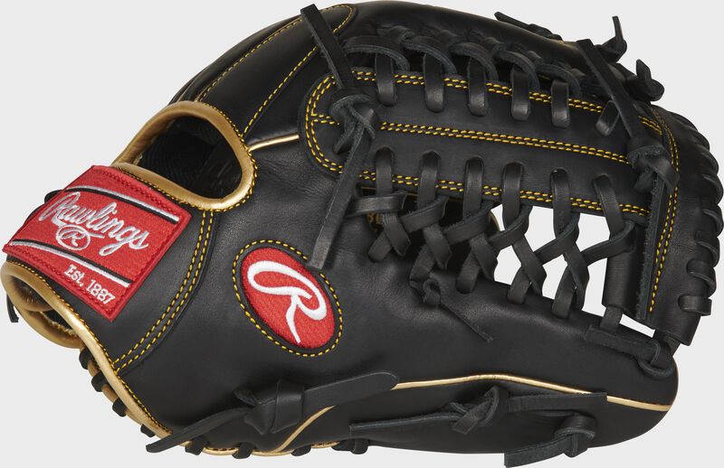 Rawlings R9 Baseball Series 11.75 Inch Baseball Glove -RHT-Black