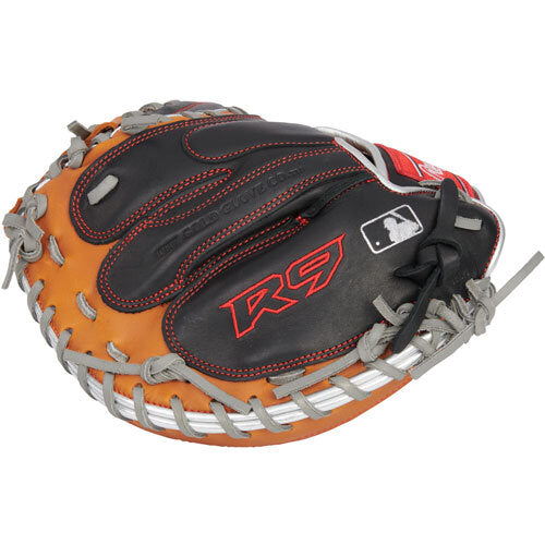 Rawlings R9 Contour Mitt 32Inch Baseball Catchers Mitt Adjust Wrist