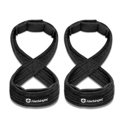 Harbinger Figure 8 Lifting Straps Black L