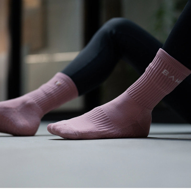 BAHE Studio Duet Socks & Towel-Mauve
