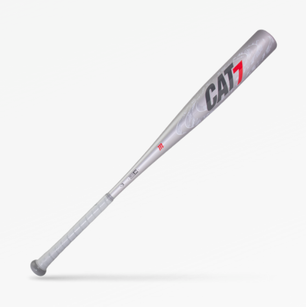 Marucci Cat7 BBCOR -3 Baseball Bat Silver