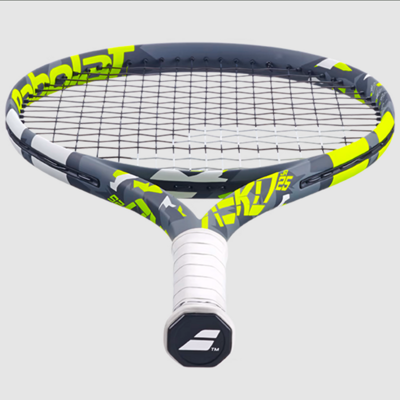 Babolat Racquet Aero Junior 25in Grey/Yellow/White 25 inch