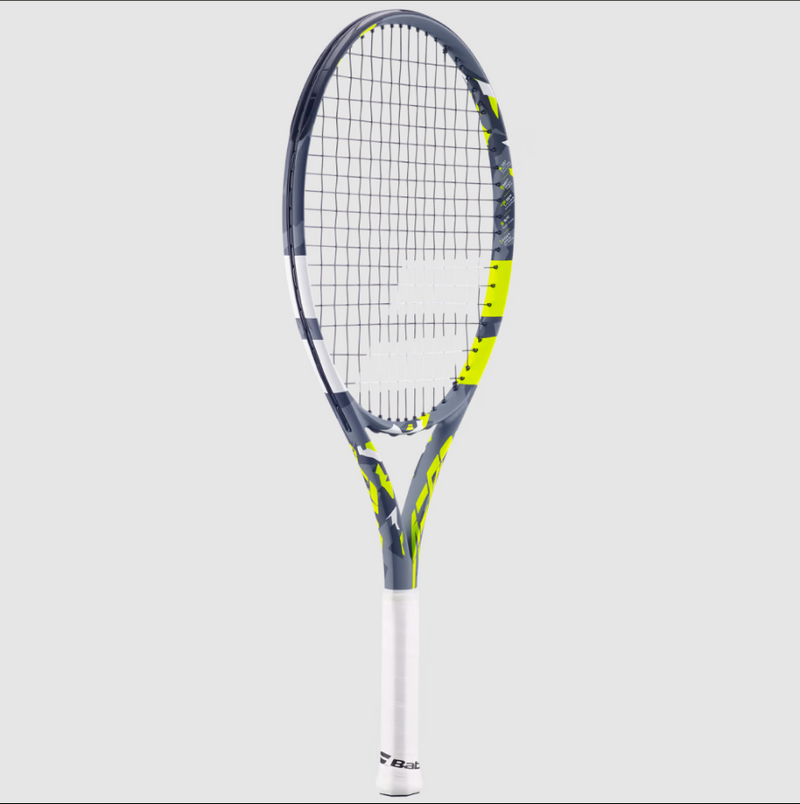 Babolat Racquet Aero Junior 25in Grey/Yellow/White 25 inch