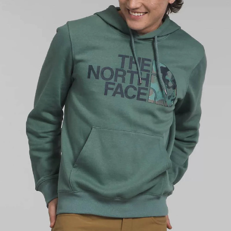 The North Face Mens Half Dome Pullover Hoodie Dark SageGreen