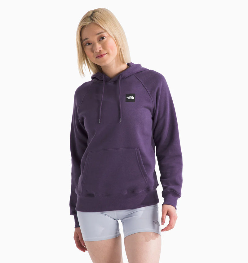 The North Face Womens Box Logo Hoodie-Dusted Purple