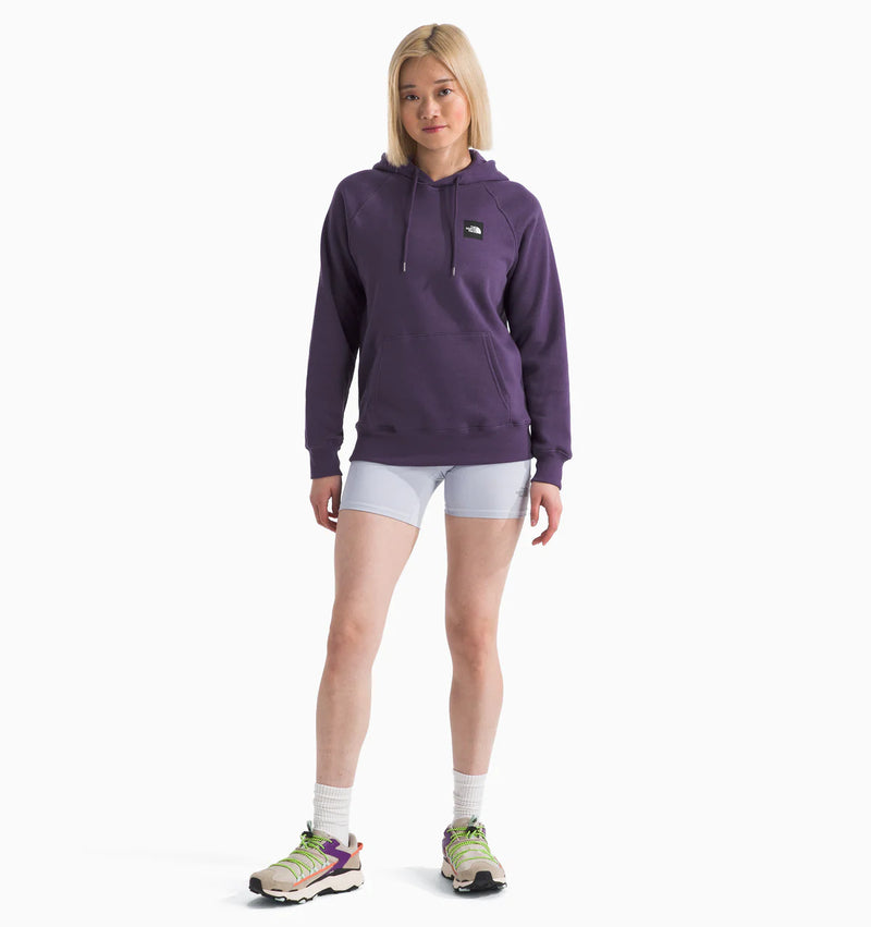 The North Face Womens Box Logo Hoodie-Dusted Purple