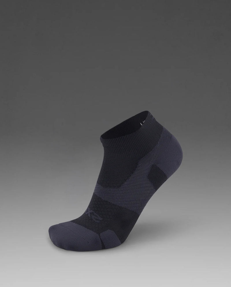 2XU Vectr Light Cush 1/4 Crew Sock Black