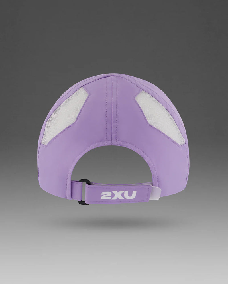 2XU Run Cap-Grape Fizz/White-OSFA