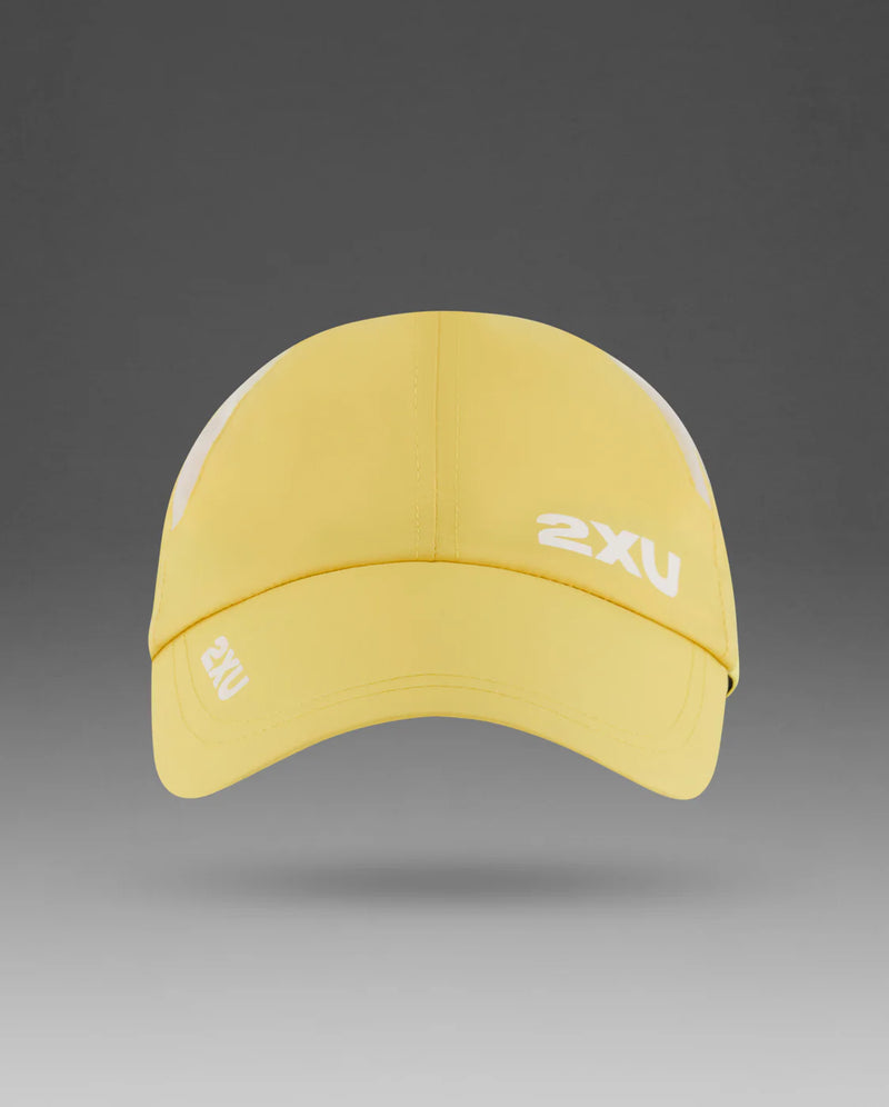 2XU Run Cap-Pixel Lemon/White-OSFA