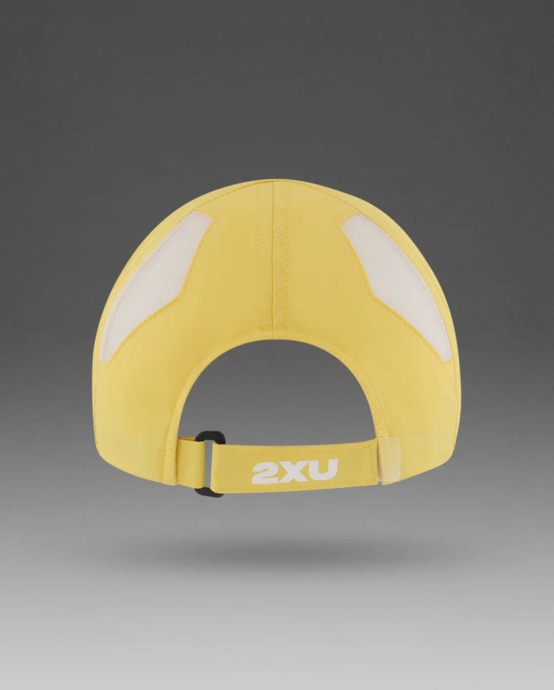 2XU Run Cap-Pixel Lemon/White-OSFA