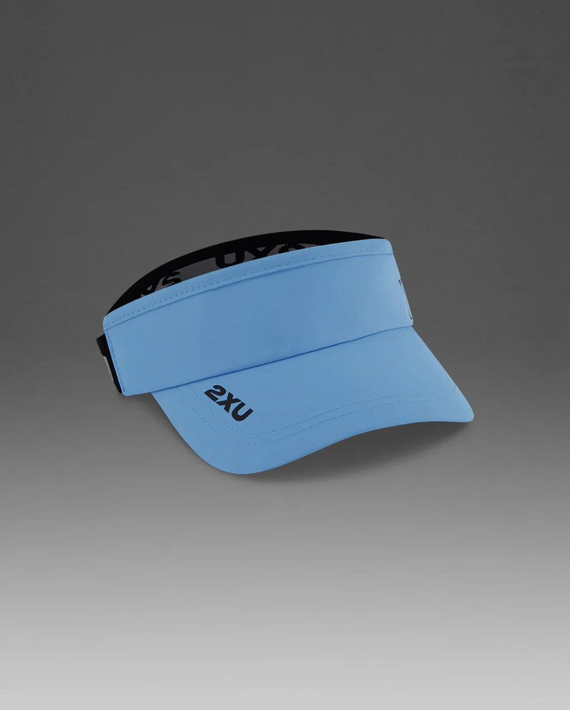 2XU Performance Visor-Azure Blue/Black-OSFA