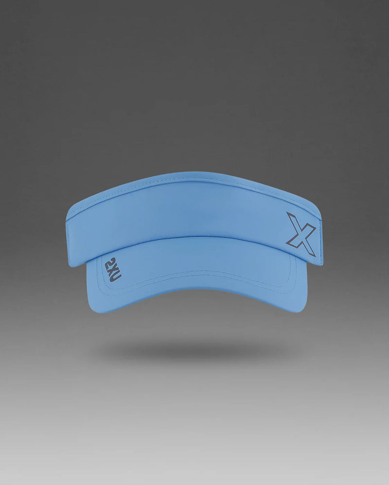 2XU Performance Visor-Azure Blue/Black-OSFA