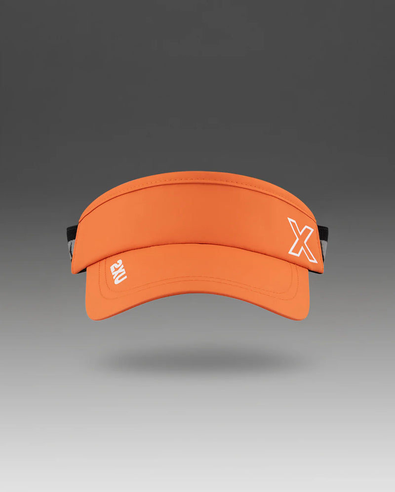 2XU Performance Visor-Ember/White-OSFA